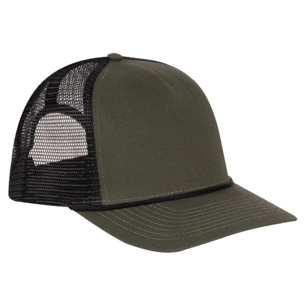 Cotton Retro Rope Trucker Hat Thumbnail