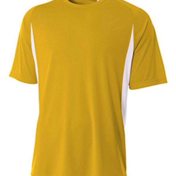 Adult Short Sleeve Cooling Performance Colorblocked Crew Thumbnail
